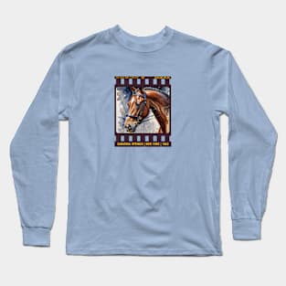 Saratoga Springs New York Horse Racing Long Sleeve T-Shirt